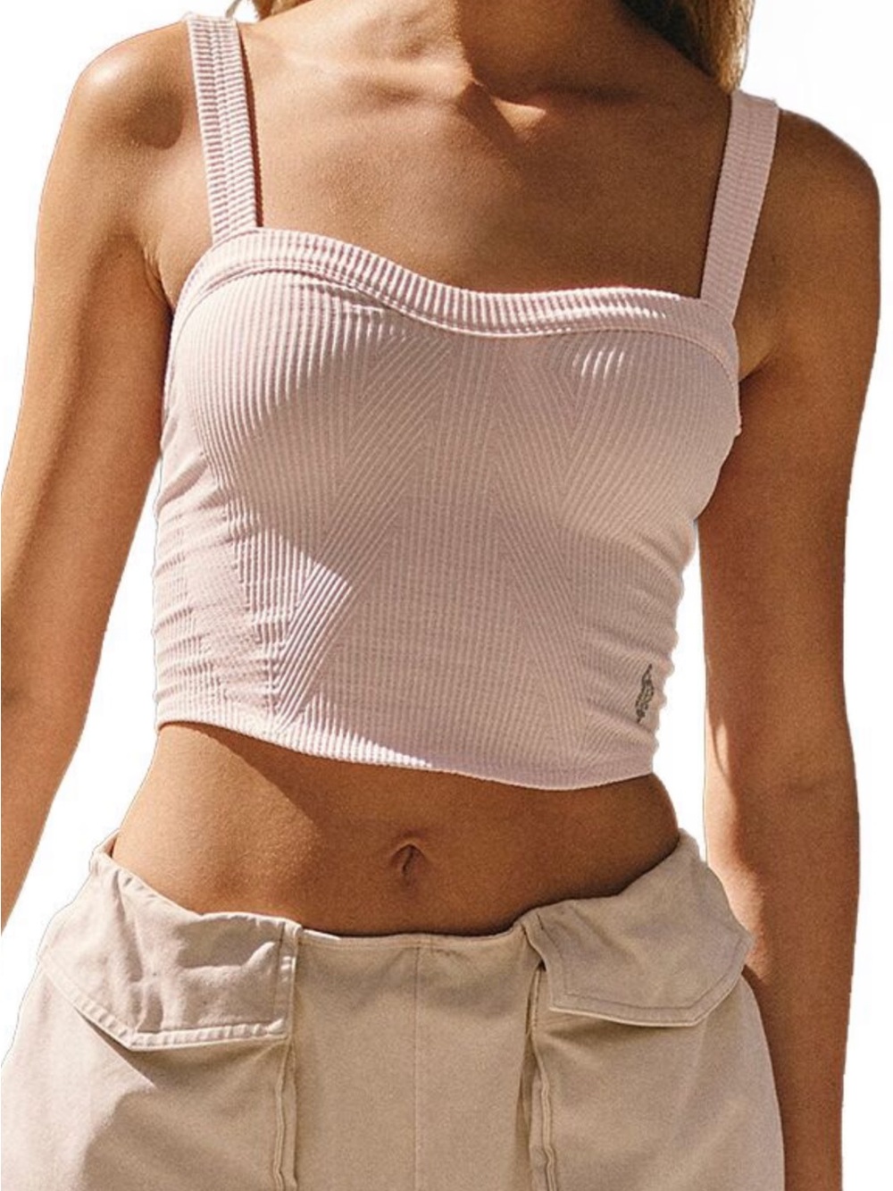 FP Movement by Free People perfectly plated cami -rose water combo